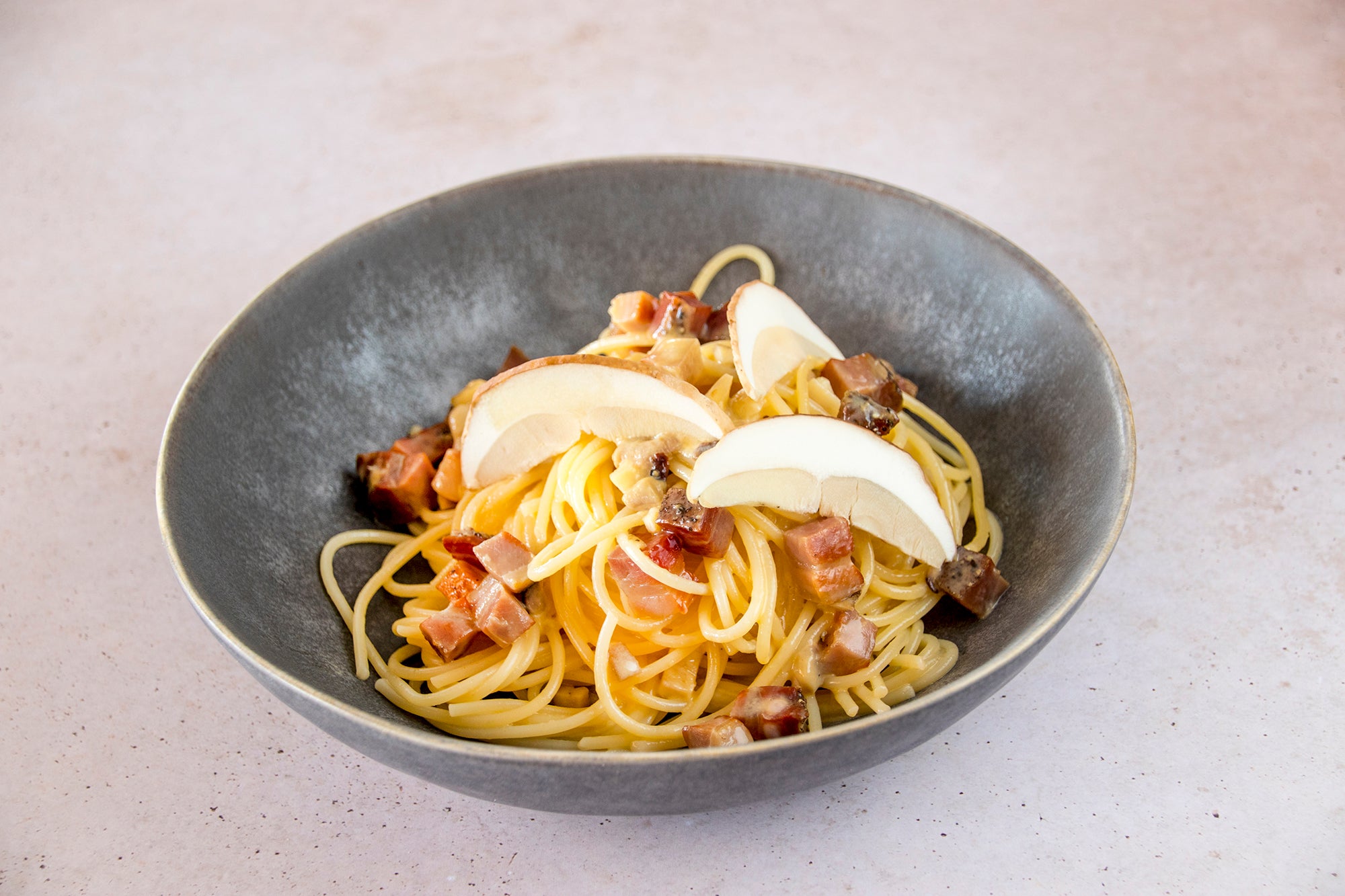 Carbonara con boletus