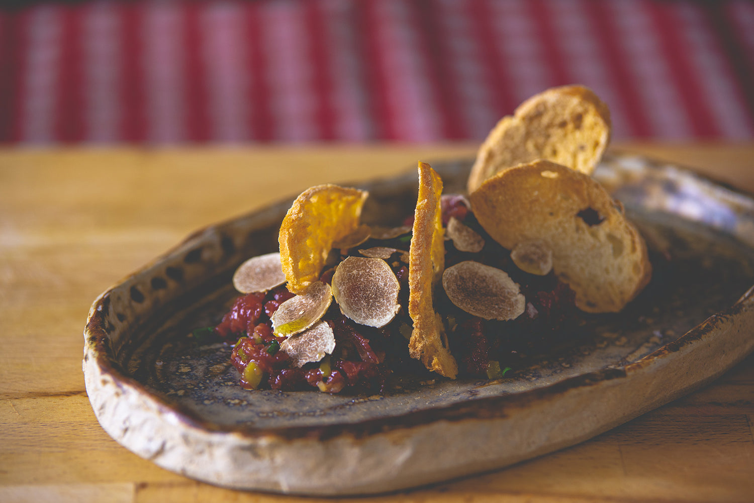 Steak Tartar de Ternera con trufa blanca